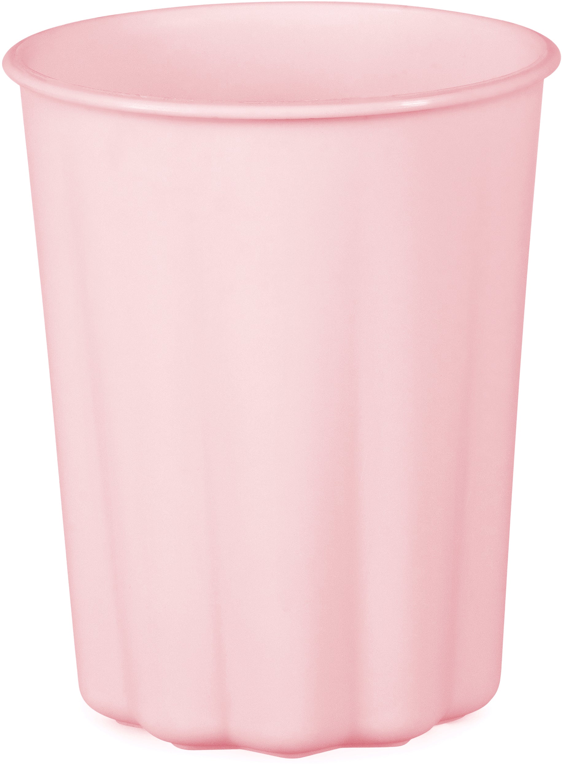 Partydeco Becher – 4er Set, 220 ml, Ø 7,5 cm, H 16,0 cm, Kunststoff, Rosa