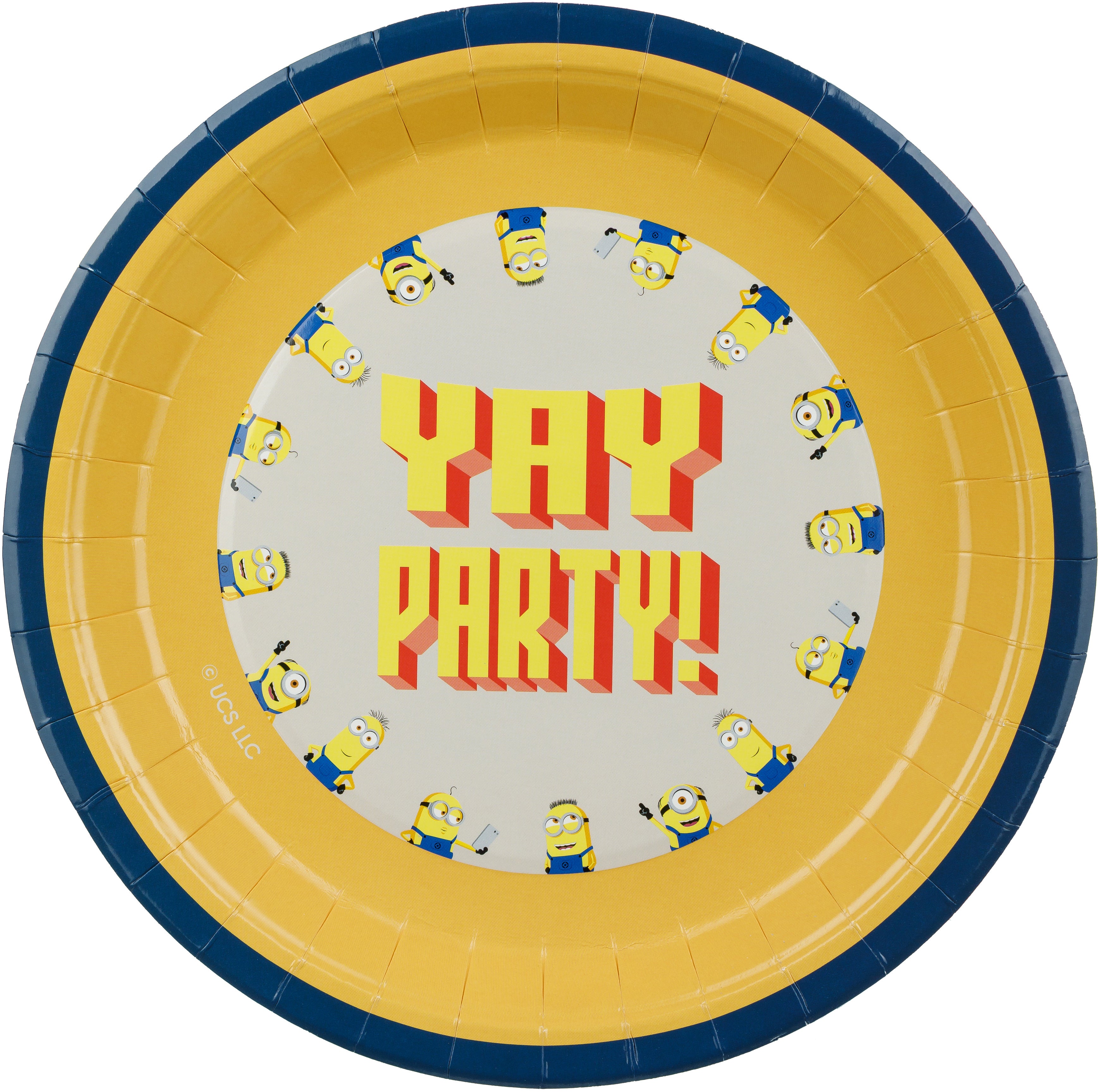 Partydeco Teller, Ø 23 cm – Minions – 6 Stk.