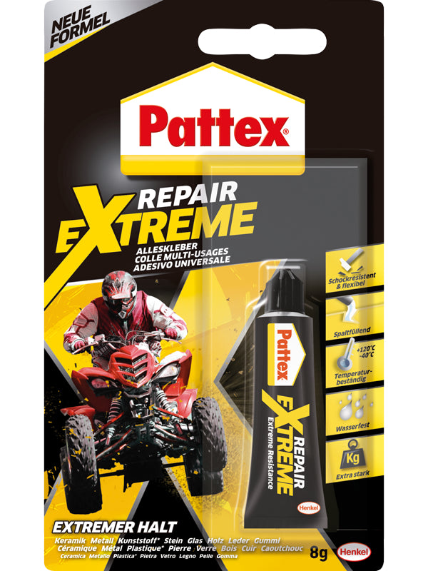 Pattex Repair Extreme Alleskleber – transparent, für Glas, Spiegel, Keramik …