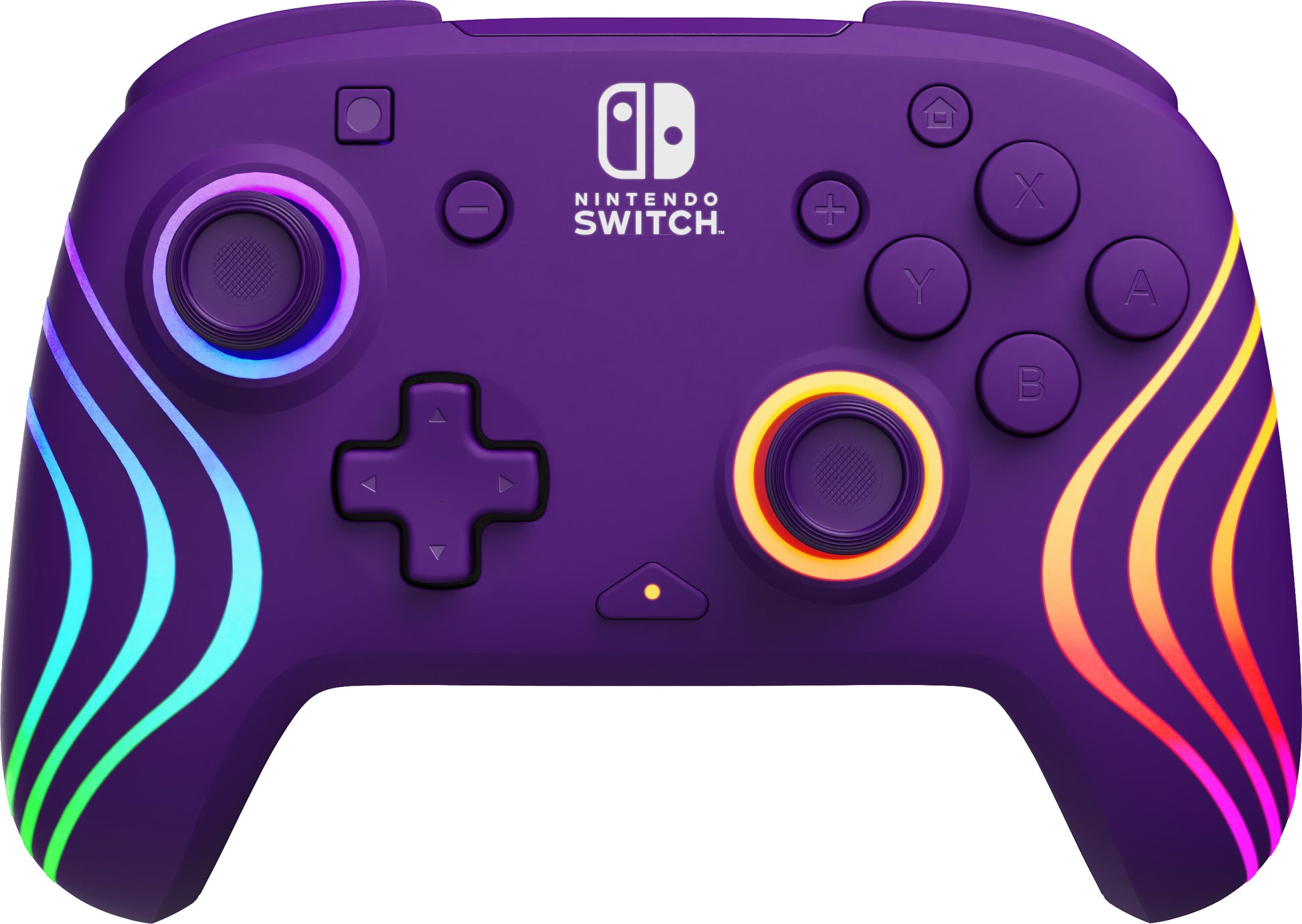 PDP Afterglow Wave – Gamepad – Bluetooth, Bewegungssteuerung, 8-Zonen RGB – für Nintendo Switch, Lila