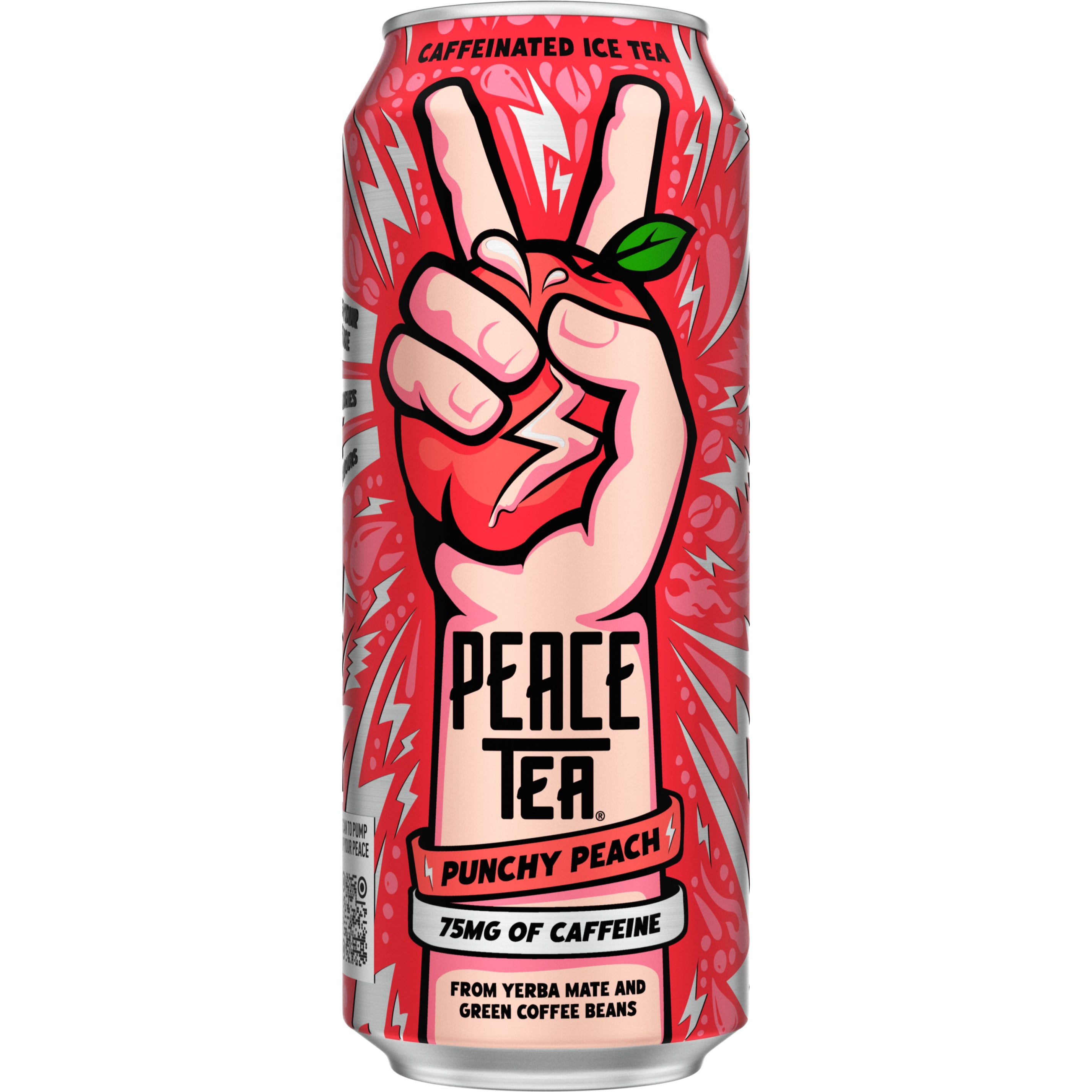 Peace Tea – Ice Tea Punchy Peach, koffeinhaltig – 5 dl