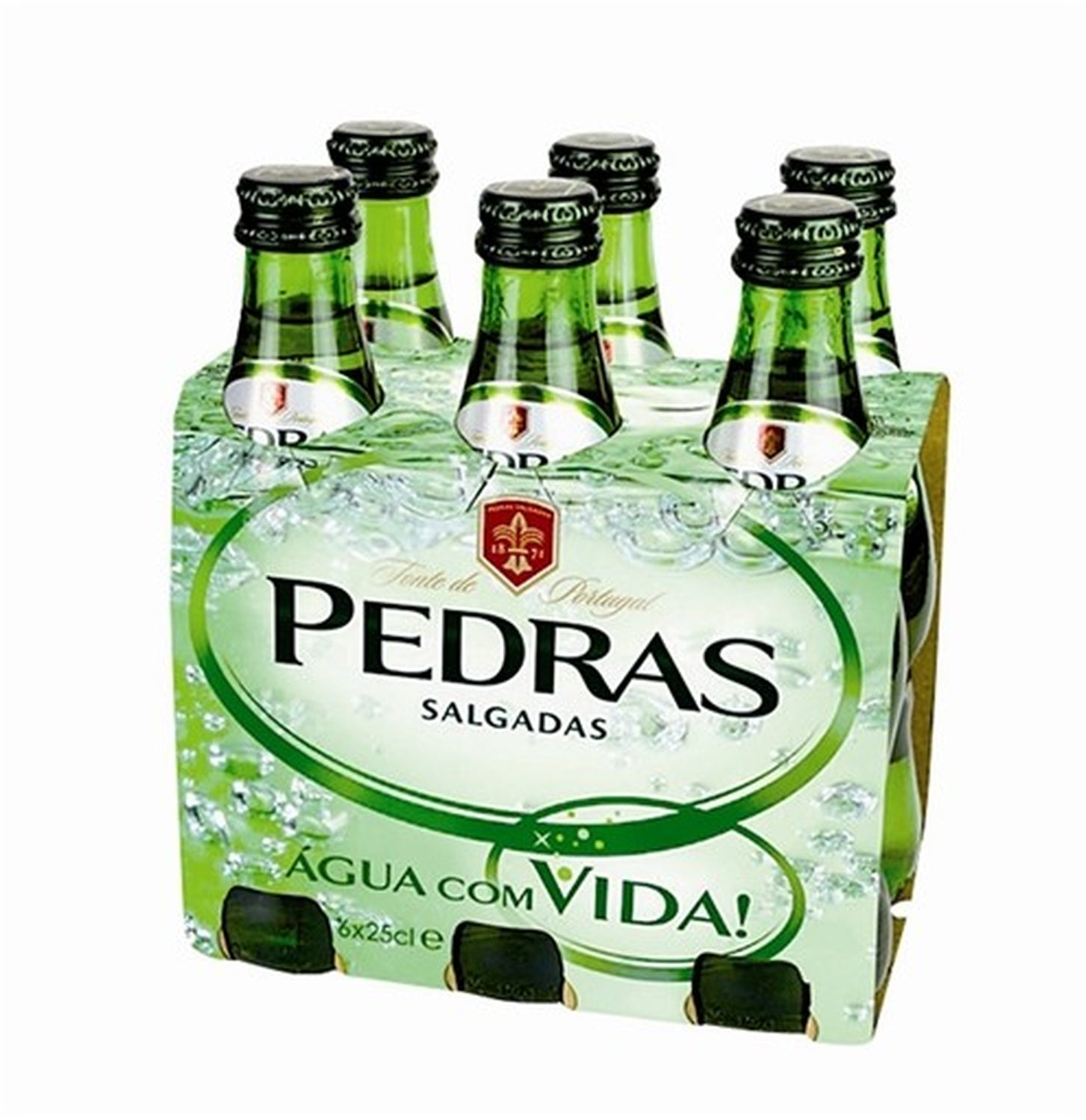 Pedras Mineralwasser prickelnd – 6 × 25 cl
