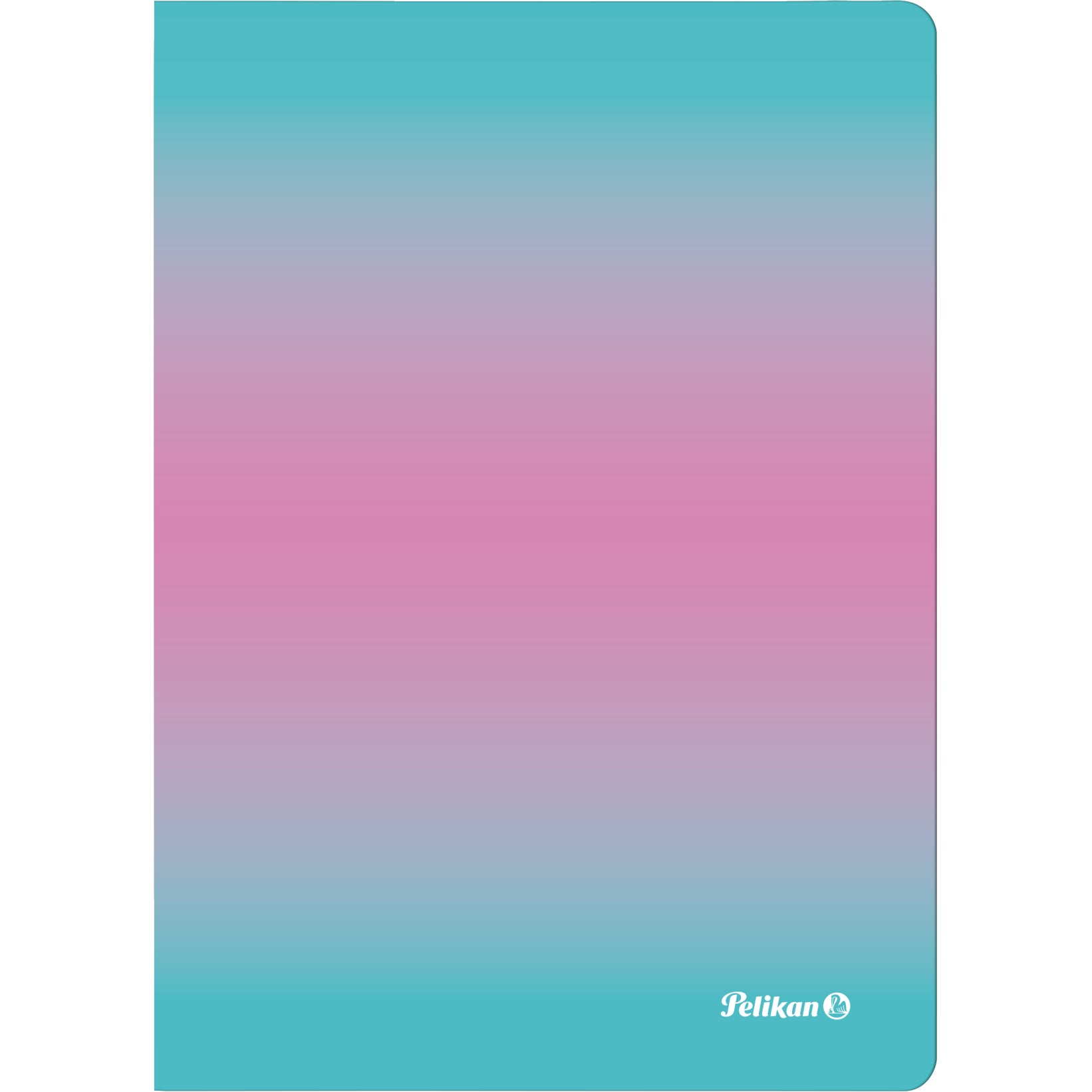 Pelikan Notizbuch – A5 – kariert – 80 Blatt – 70 g/m², Mint/Rosa