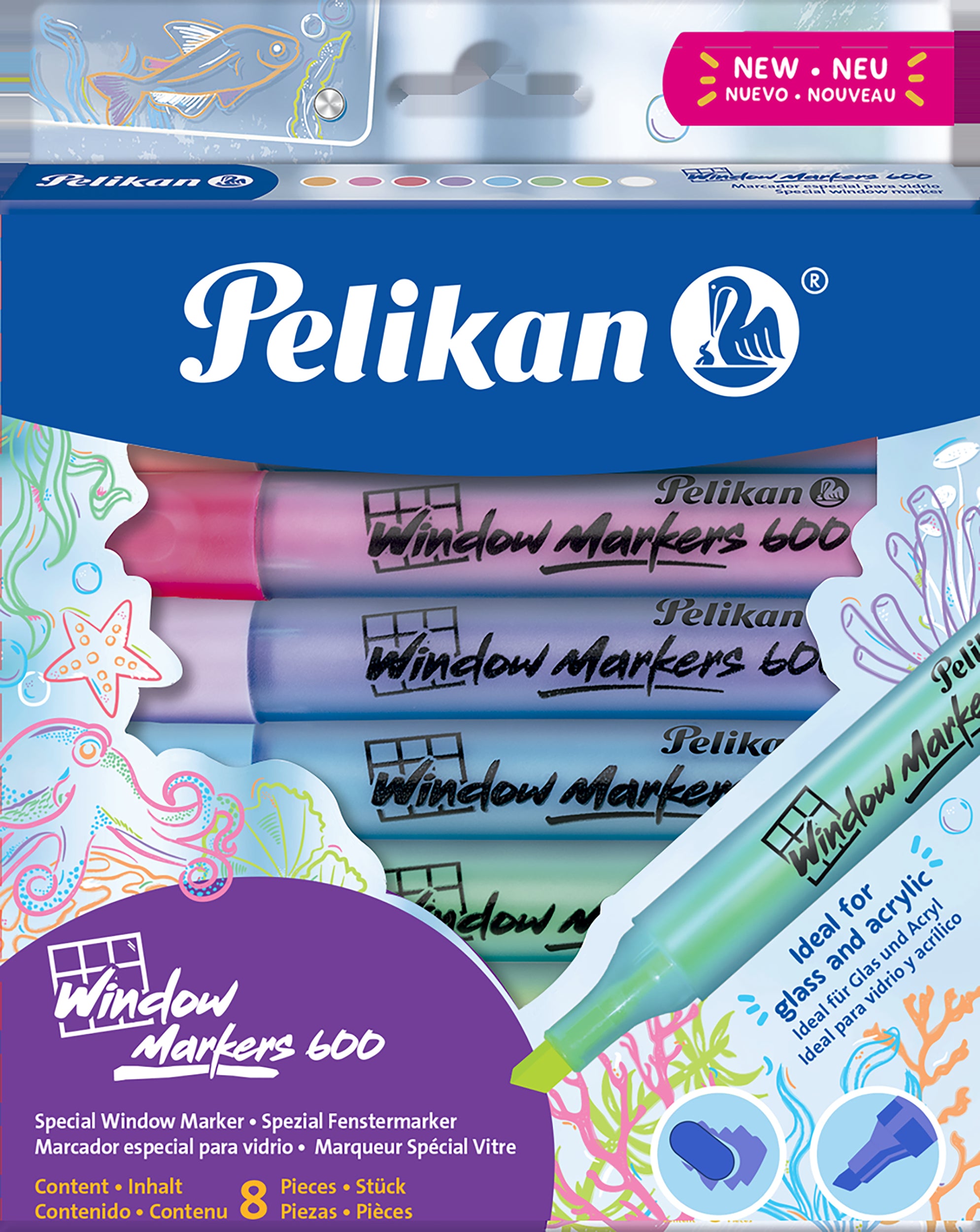 Pelikan Windowmarker 600 Kreidemarker – Keil 2–5 mm
