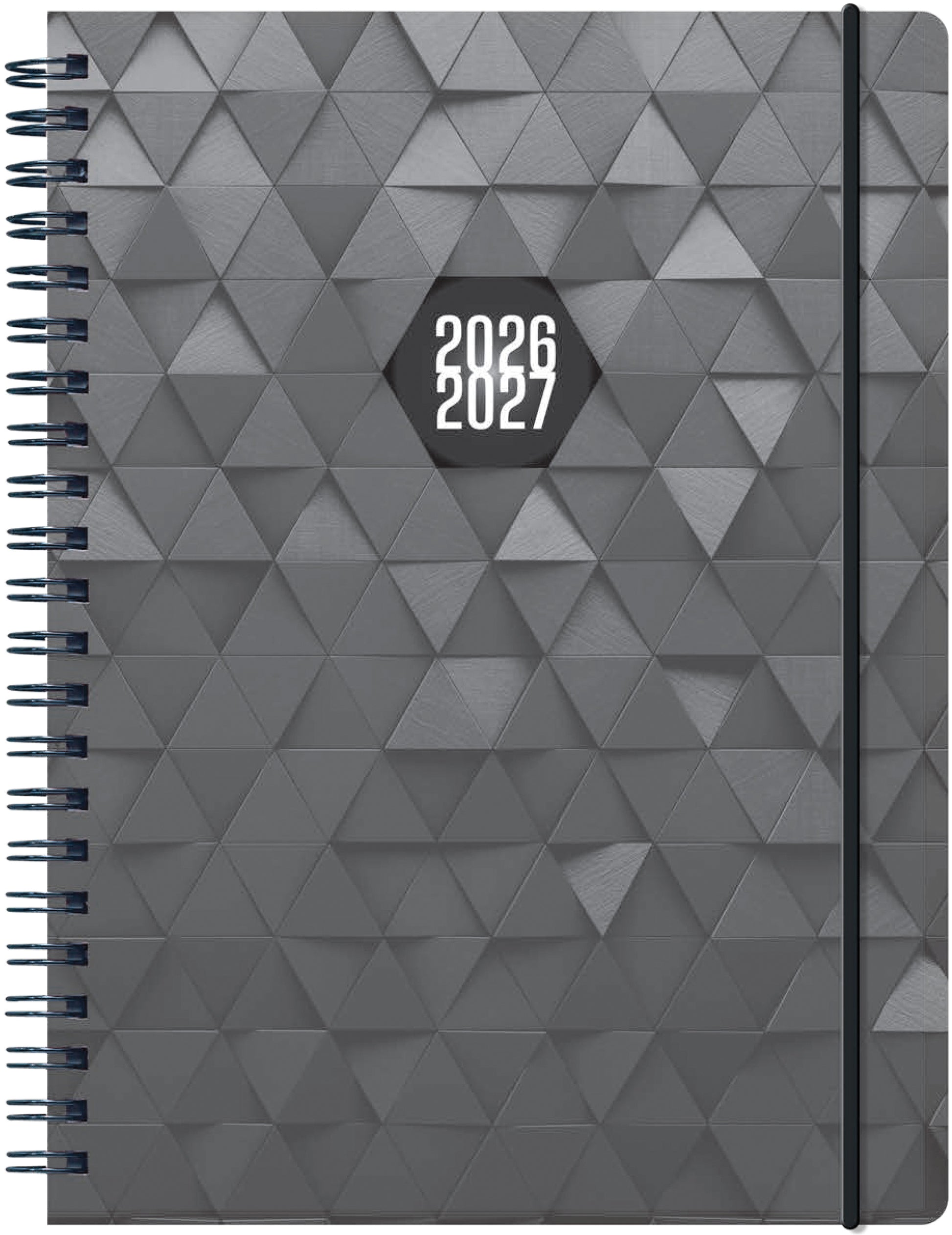 Pelikan Schulagenda 2026/27, 1 Woche/2 Seiten, 15,5 × 20,0 cm, Spiralbindung, mehrsprachig d/f/i/gb