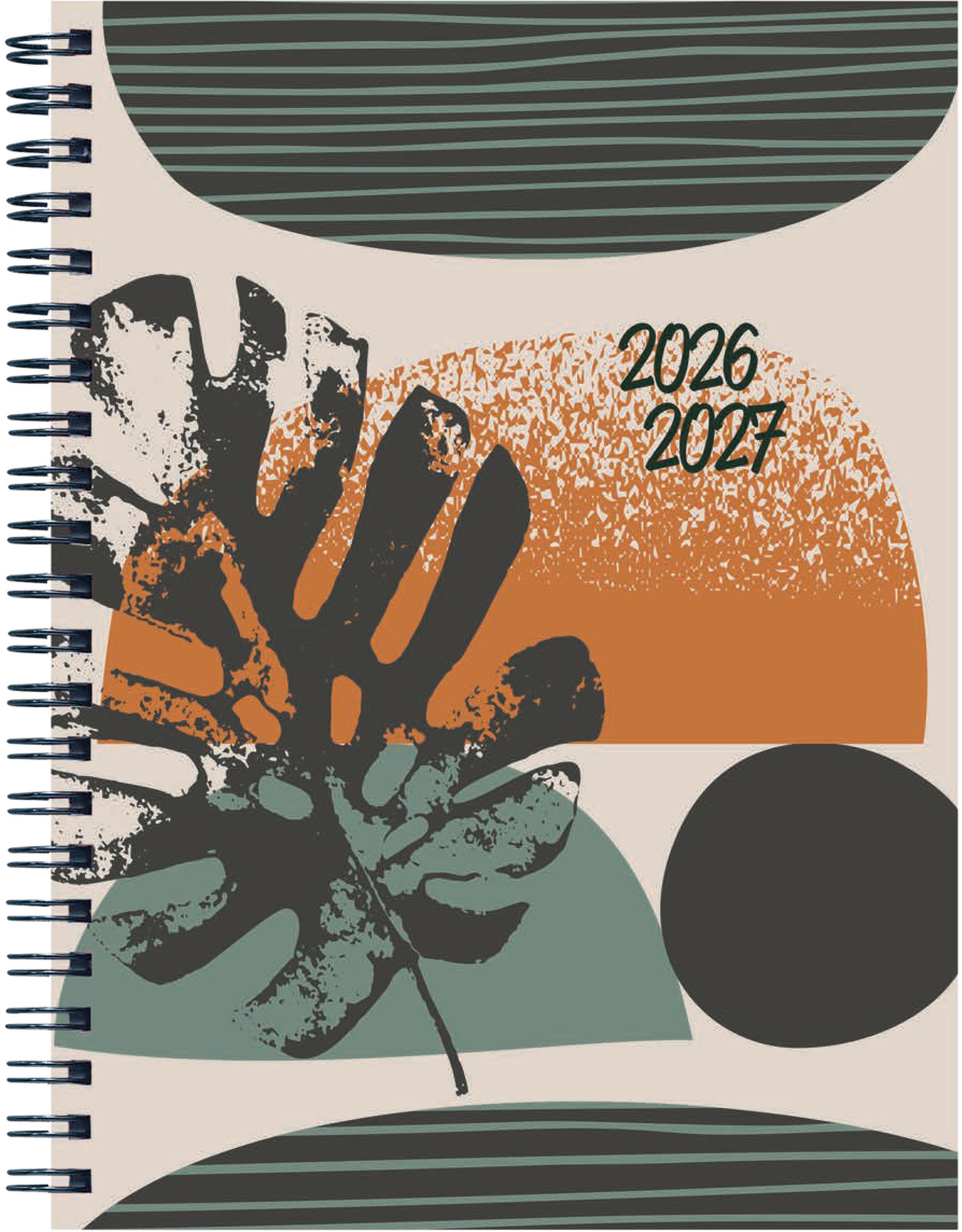 Pelikan Tropical – Schulagenda 2026/27, 1 Woche/2 Seiten, 15,0 × 19,5 cm, Spiralbindung