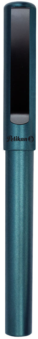 Pelikan Pina Colada Classic – Tintenroller, 0,7 mm, mit Kappe, Kunststoff, Petrol