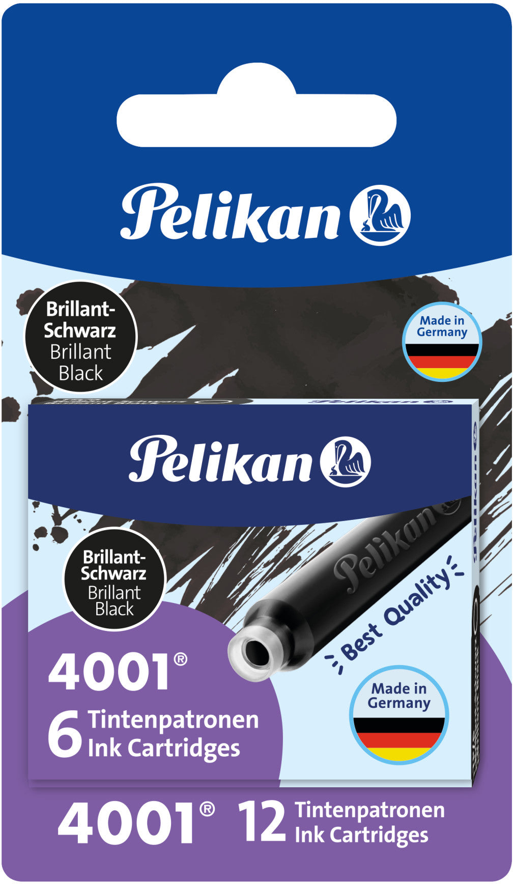 Pelikan TP/6 Füllhalter-Patrone – Schwarz