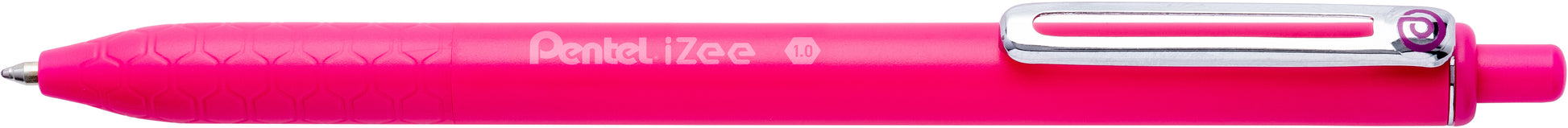 Pentel iZee BX470-P Kugelschreiber – Pink, Spitze 1,0 mm, Druck
