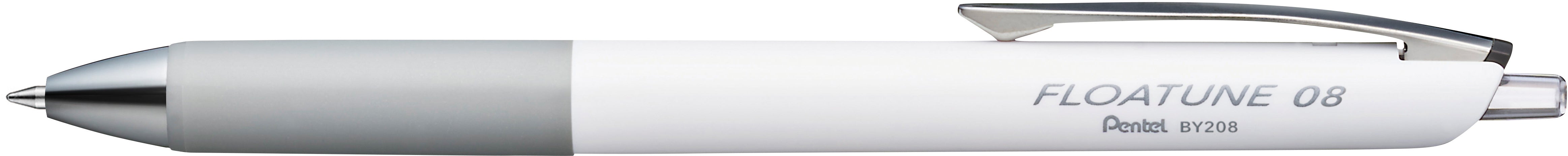 Pentel Floatune BY208-AX – Tintenroller, 0,4 mm, schwarz, Druckmechanik