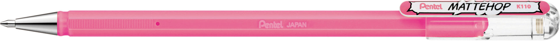 Pentel Mattehop Gelschreiber – Pink, Spitze 0,5 mm, wasserfest