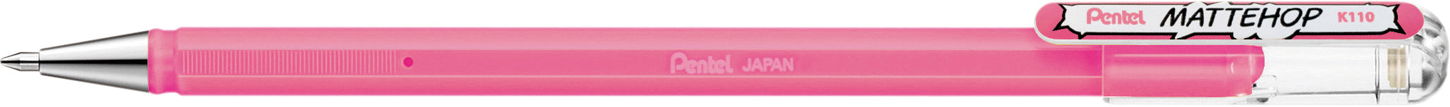 Pentel Mattehop Gelschreiber – Pink, Spitze 0,5 mm, wasserfest