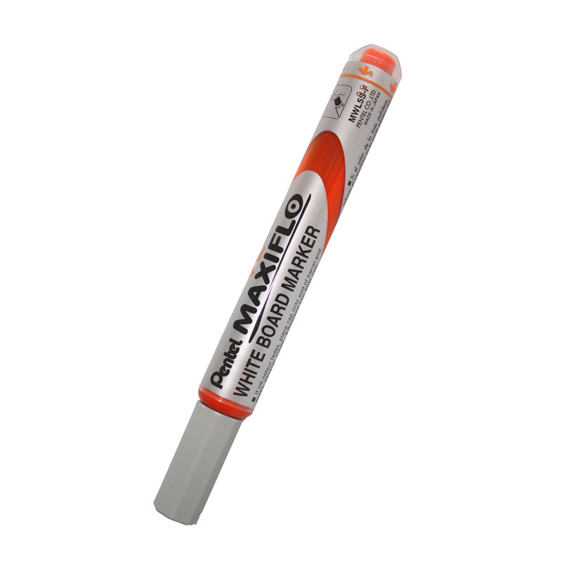 Pentel Whiteboard-Marker – Rundspitze 4 mm, orange, trocken abwischbar – für Whiteboards/Flipcharts
