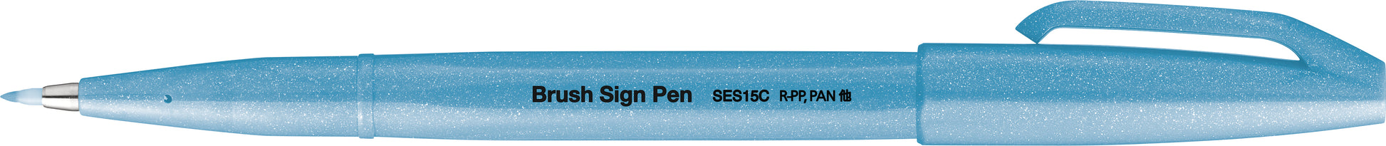 PentelArts Pinselstift – Pinselspitze, 0,3–2,0 mm, wasserbasiert, Neonblau