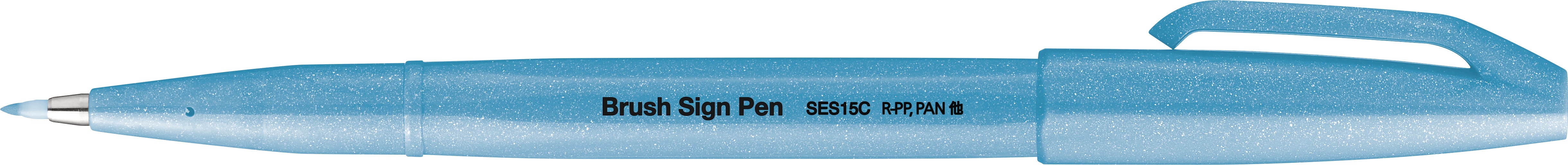 PentelArts Pinselstift – Pinselspitze, 0,3–2,0 mm, wasserbasiert, Neonblau