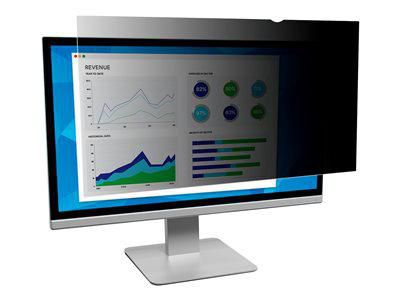 3M Blickschutzfilter – 24" 16:10, mit Montage-Streifen & Slide-Tabs