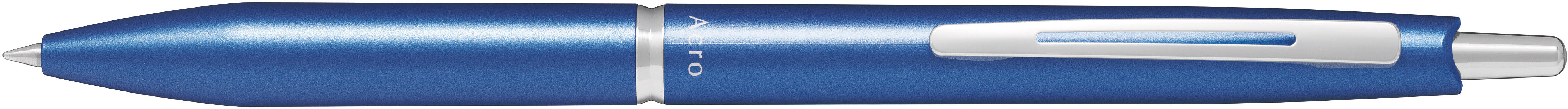 Pilot Acro 1000 Kugelschreiber – Schwarz, Spitze M, Metallgehäuse, Hellblau, nachfüllbar