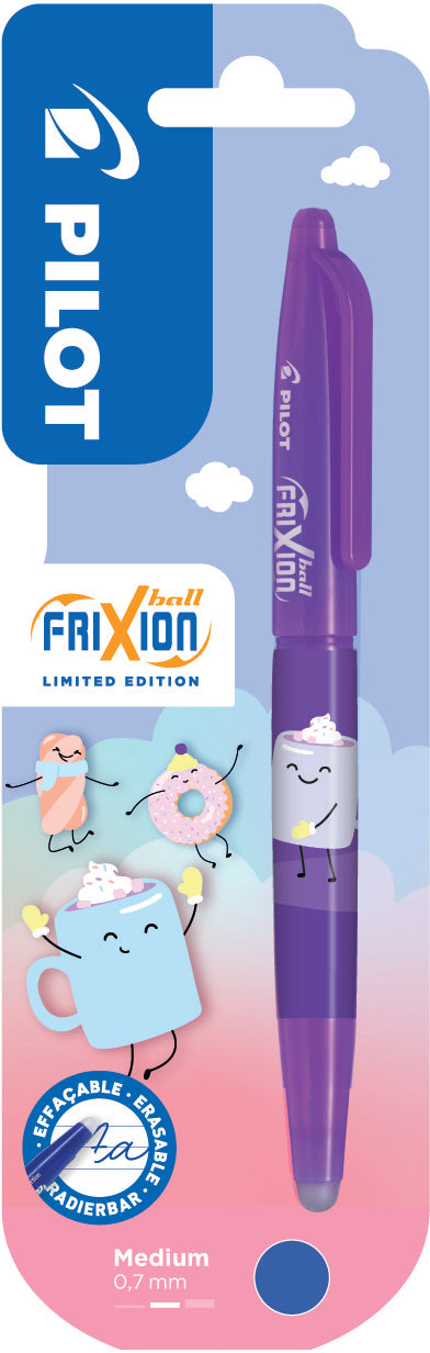 Pilot FriXion Ball Sweet Gelschreiber – Blau, Spitze 0,7 mm, radierbar, nachfüllbar