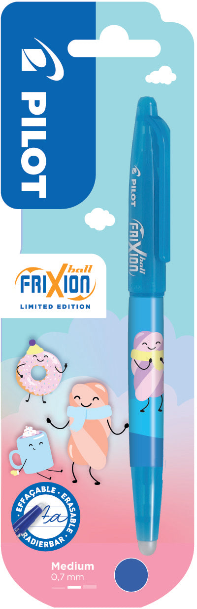 Pilot FriXion Ball Sweet Winteredition – Tintenroller, 0,7 mm, Blau, radierbar