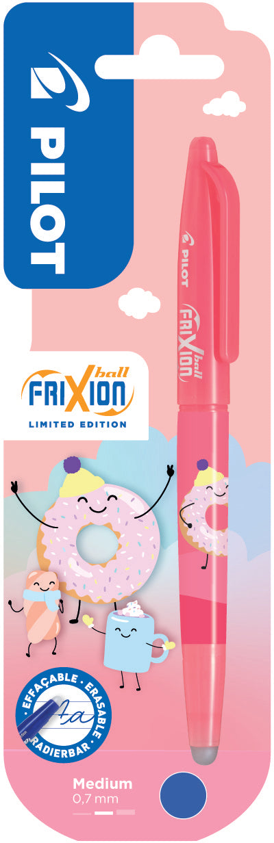 Pilot FriXion Ball Sweet – Tintenroller, 0,7 mm, Blau, radierbar, Koralle