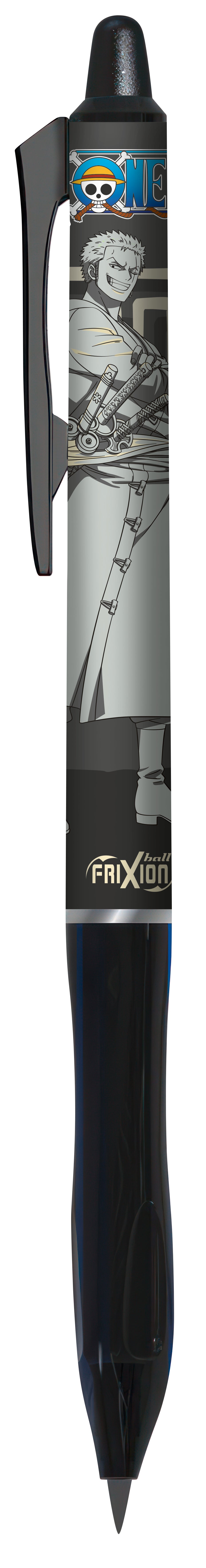 Pilot FriXion One Piece Plus+ Gelschreiber – Schwarz, Spitze 0,7 mm, radierbar, nachfüllbar