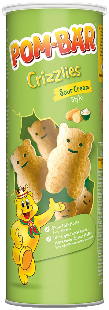 Pom-bär Crizzlies Chips – Sour Cream – 199 g
