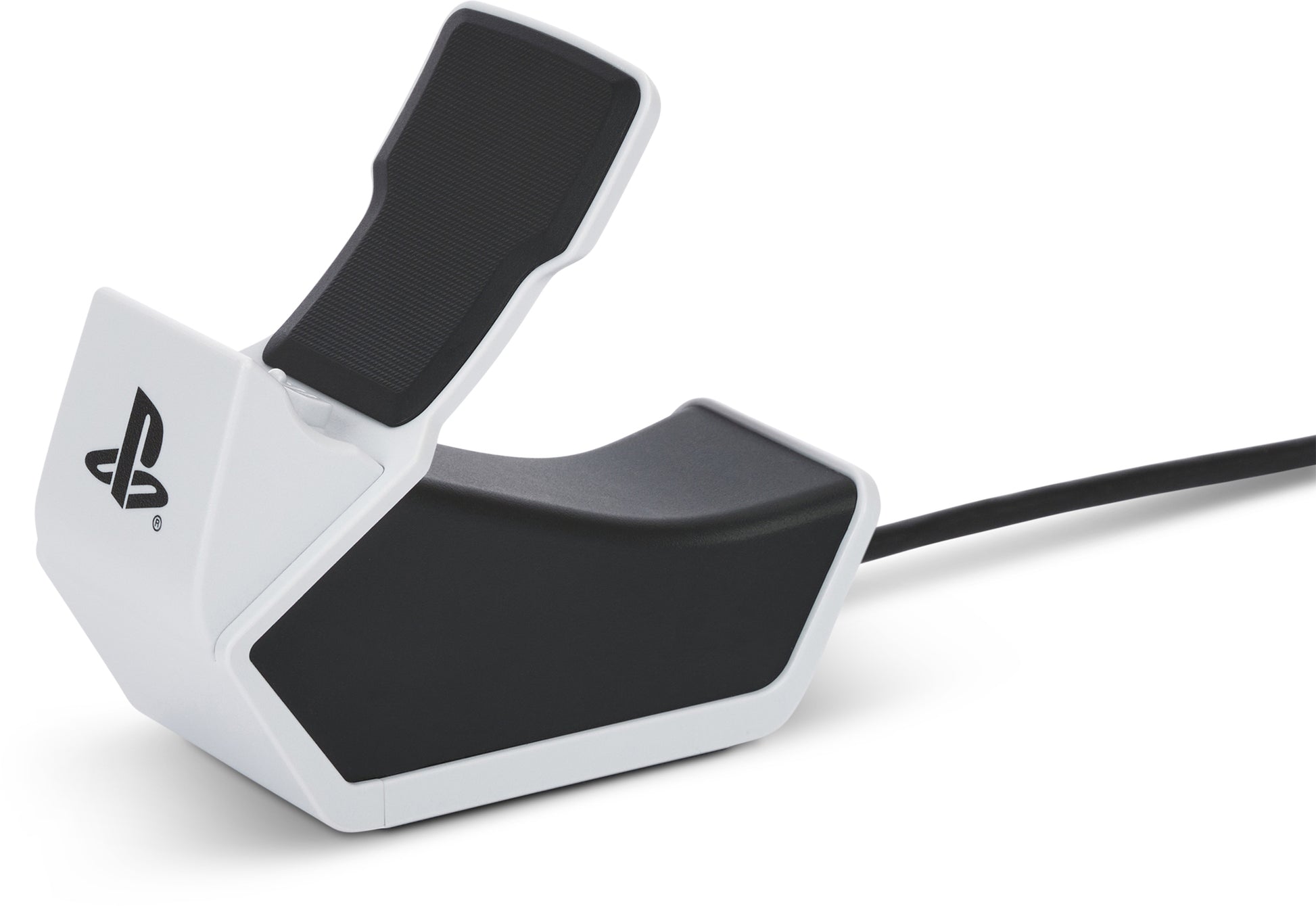 PowerA Solo Ladestation – Ladestation für PlayStation 5, USB-A auf USB-C (1 m), Schwarz/Weiss