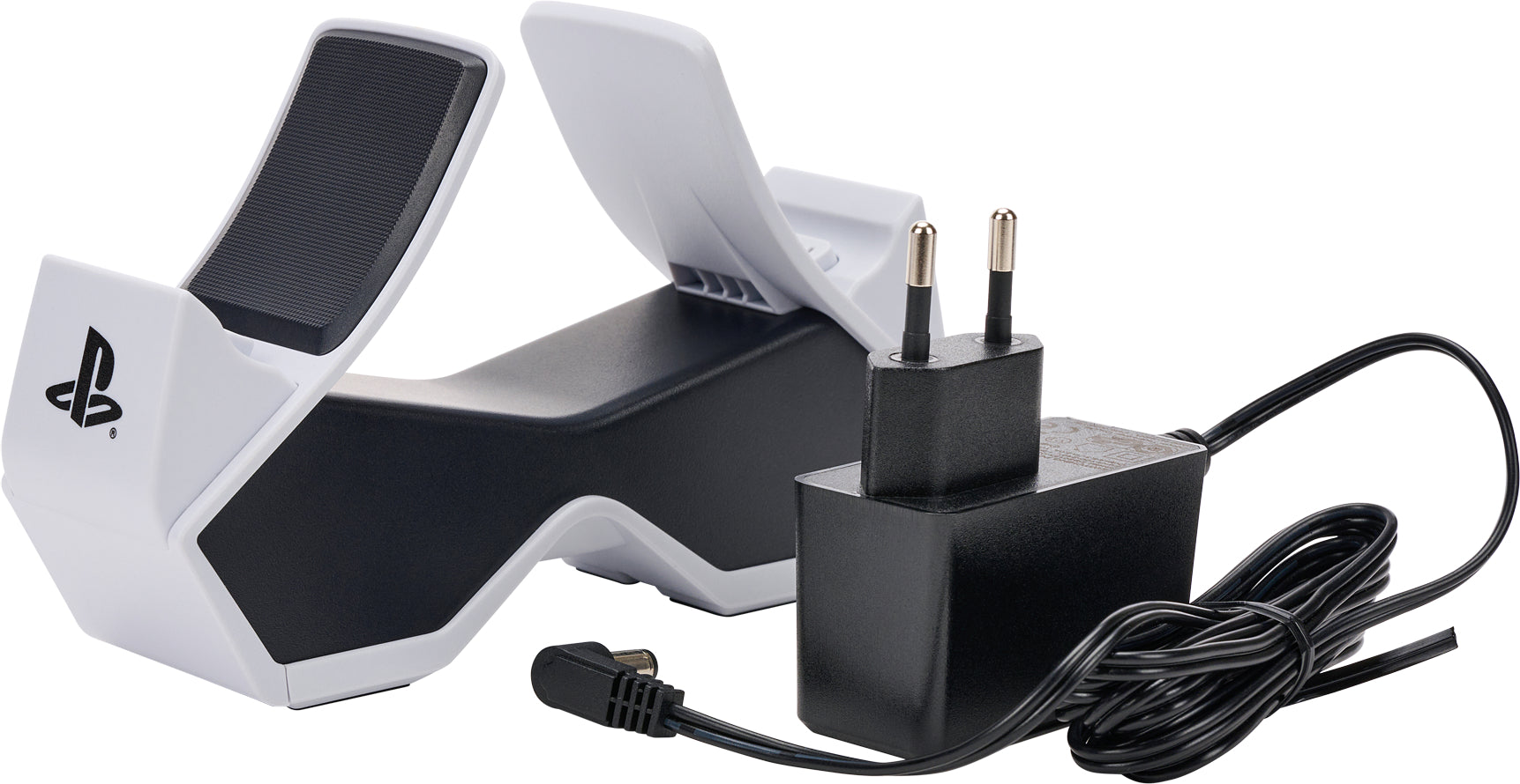PowerA Doppelladestation 1522855 – lädt 2 DualSense-Controller, mit AC-Netzadapter – für PlayStation 5