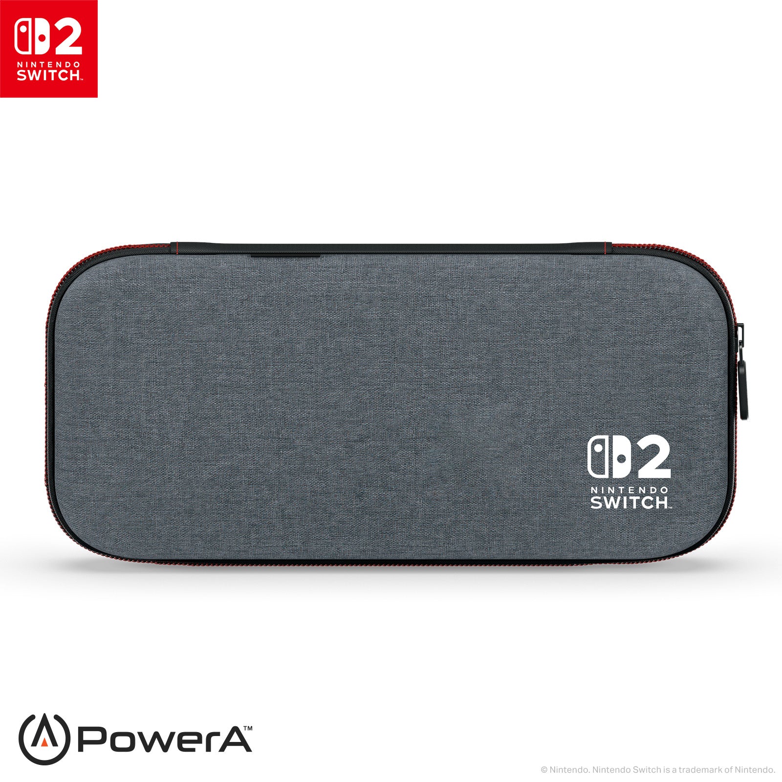 PowerA Tragetasche – für Nintendo Switch 2 – Grau, Stoff – NSCS0528