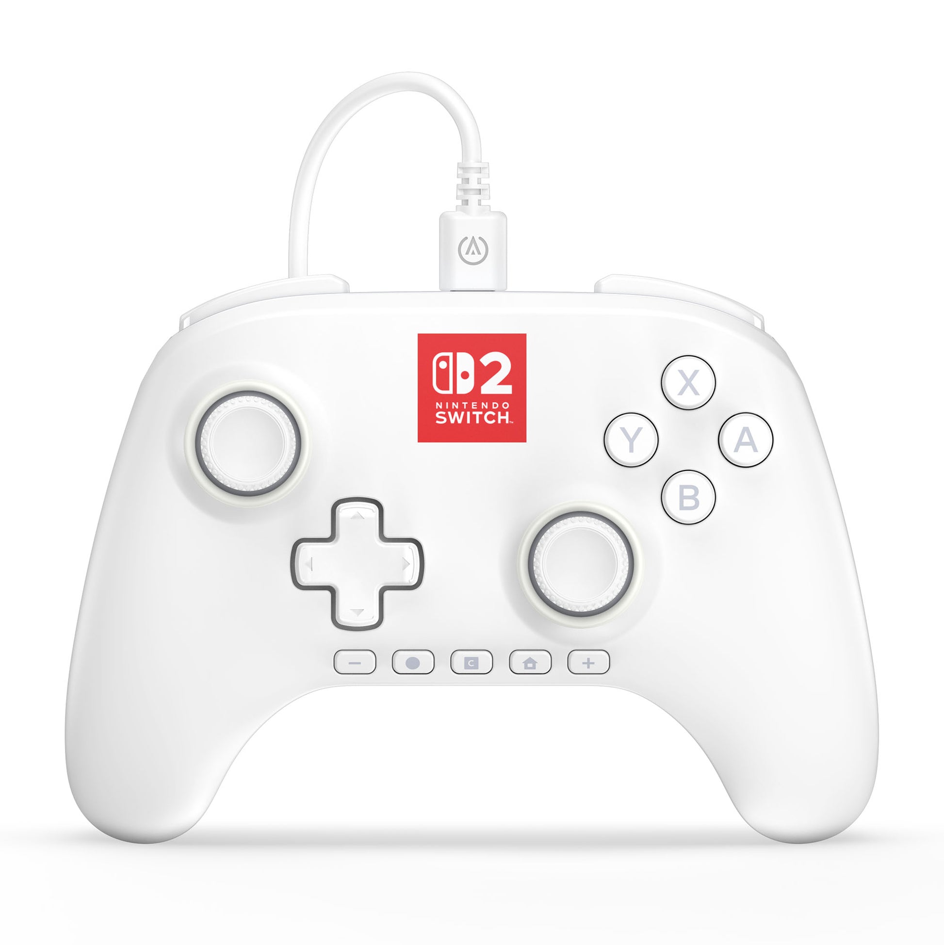 PowerA Advantage – Gamepad – USB (kabelgebunden), für Nintendo Switch 2, Weiss