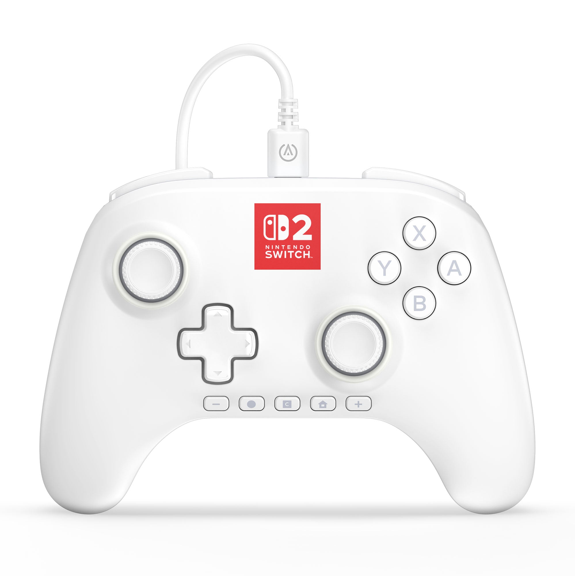 PowerA Advantage – Gamepad – USB (kabelgebunden), für Nintendo Switch 2, Weiss