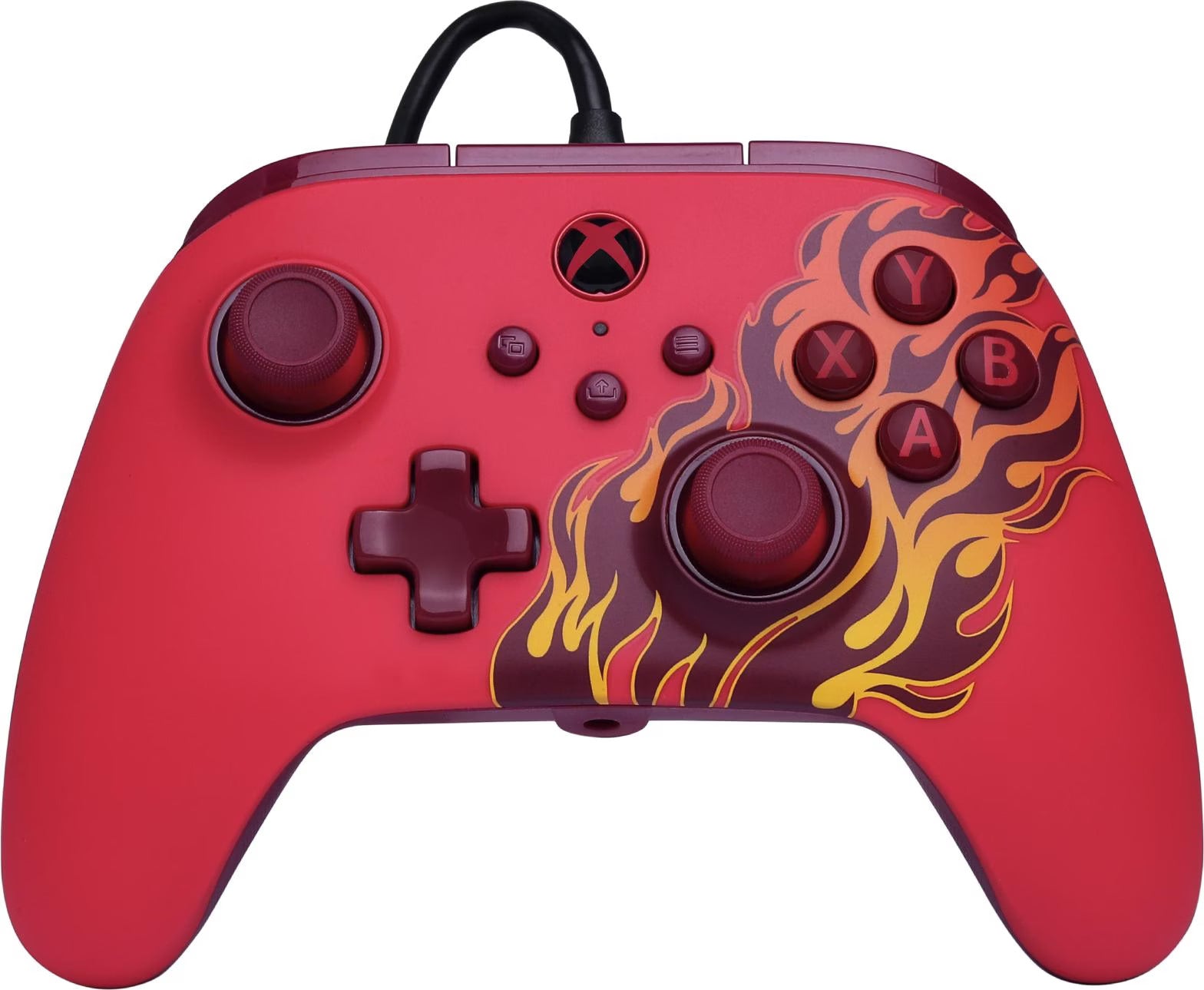 PowerA Advantage Wired XBGP0543 – Gamepad – USB (kabelgebunden) – Programmierbare Tasten – für Xbox & PC – Rot