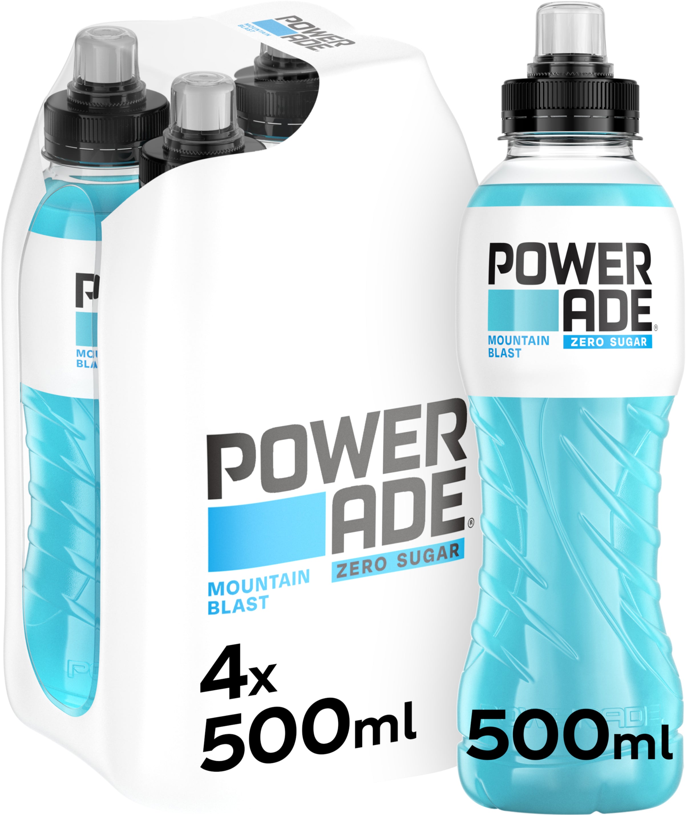 Powerade Sportgetränk Zero, Mountain Blast – 5 dl
