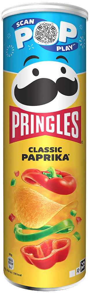 Pringles Chips – Classic Paprika – 185 g