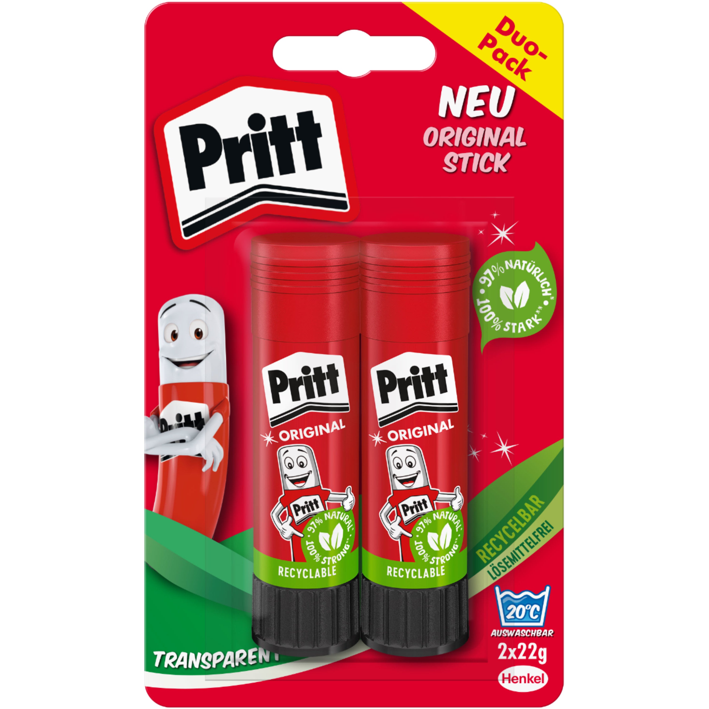 Pritt Klebestift 50 Years Edition – 2 × 22 g