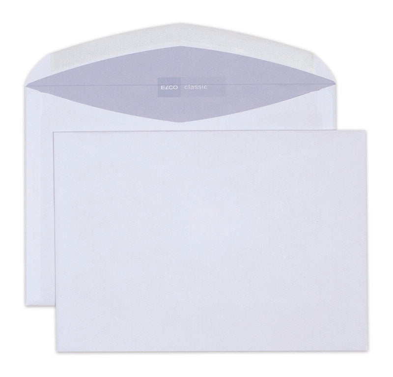 Elco Couvert C5, ohne Fenster, hochweiss, 100 g/m² – 500 Stk.