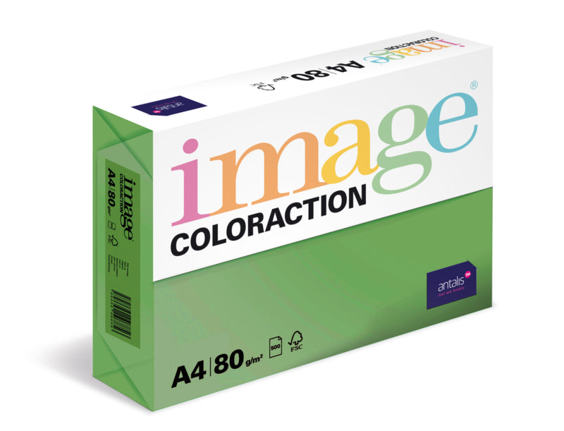 Image Kopierpapier – A4, 80 g/m², Dunkelgrün – FSC – 2500 Blatt
