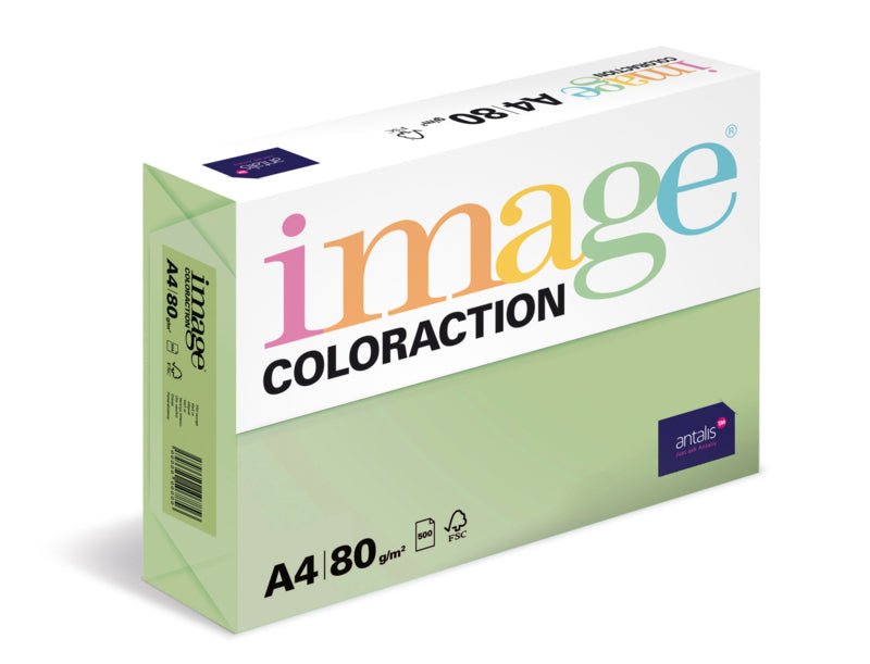 Image Coloraction Farbiges Kopierpapier Pastellgrün – A4, 80 g/m², 2'500 Blatt