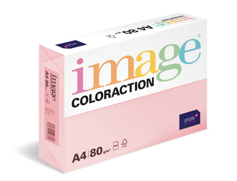 Image Coloraction Farbiges Kopierpapier Hellrosa – A4, 80 g/m², 2'500 Blatt