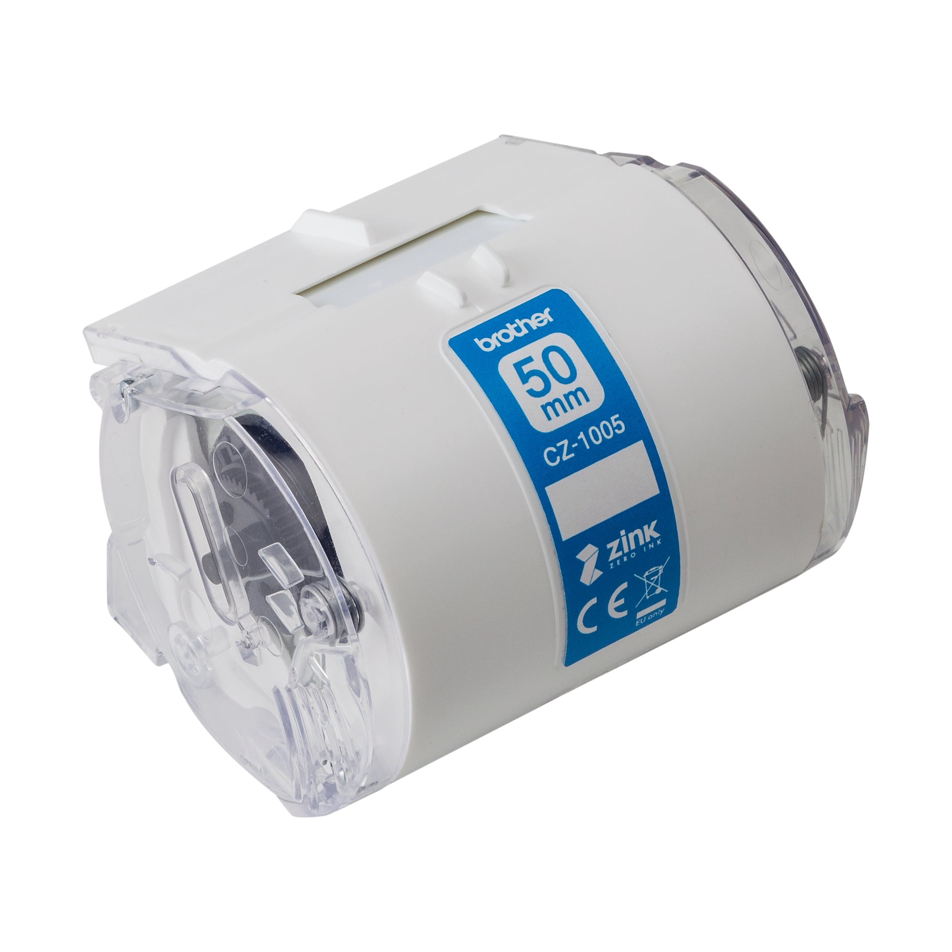 Ptouch Brother CZ-1005 – Endlos-Etiketten 50 mm × 5 m – Papier, farbig – ZINK – für Brother VC-500W