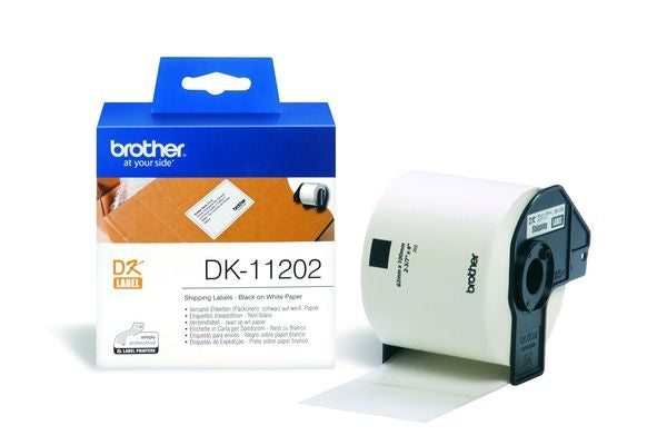 Ptouch Brother DK-11202 – Etiketten (Rolle) 62 × 100 mm – Thermodirekt – für Brother QL-500/550