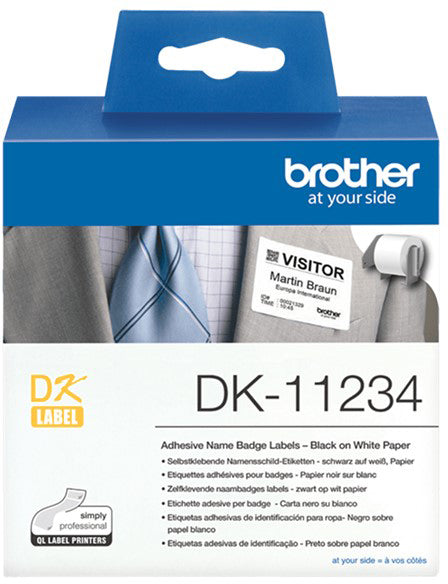 Ptouch Brother DK-11234 – Etiketten (Rolle) 60 × 86 mm – permanent haftend – Thermodirekt – für QL-700/QL-1100