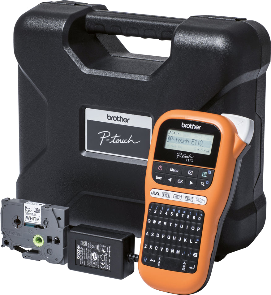 Ptouch Brother PT-E110VP – Beschriftungsgerät, bis 12 mm, Autoabschneider