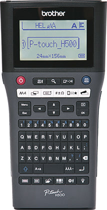 Ptouch PT-H500 – Etikettiergerät, für Mac/Windows-PC, batteriebetrieben (6 × AA)