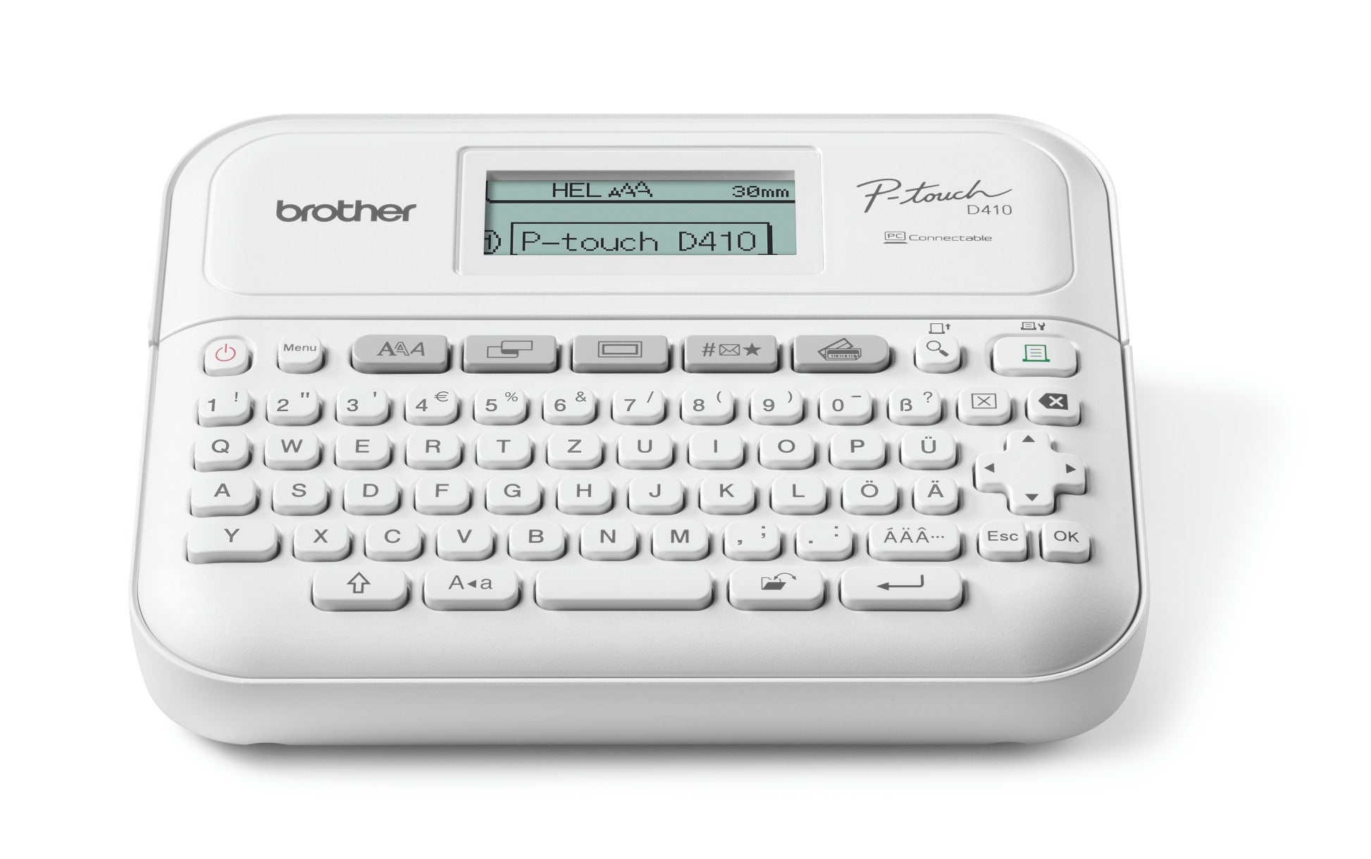 Ptouch Brother PT-D410 – Beschriftungsgerät, TZe/HSe bis 18 mm, USB