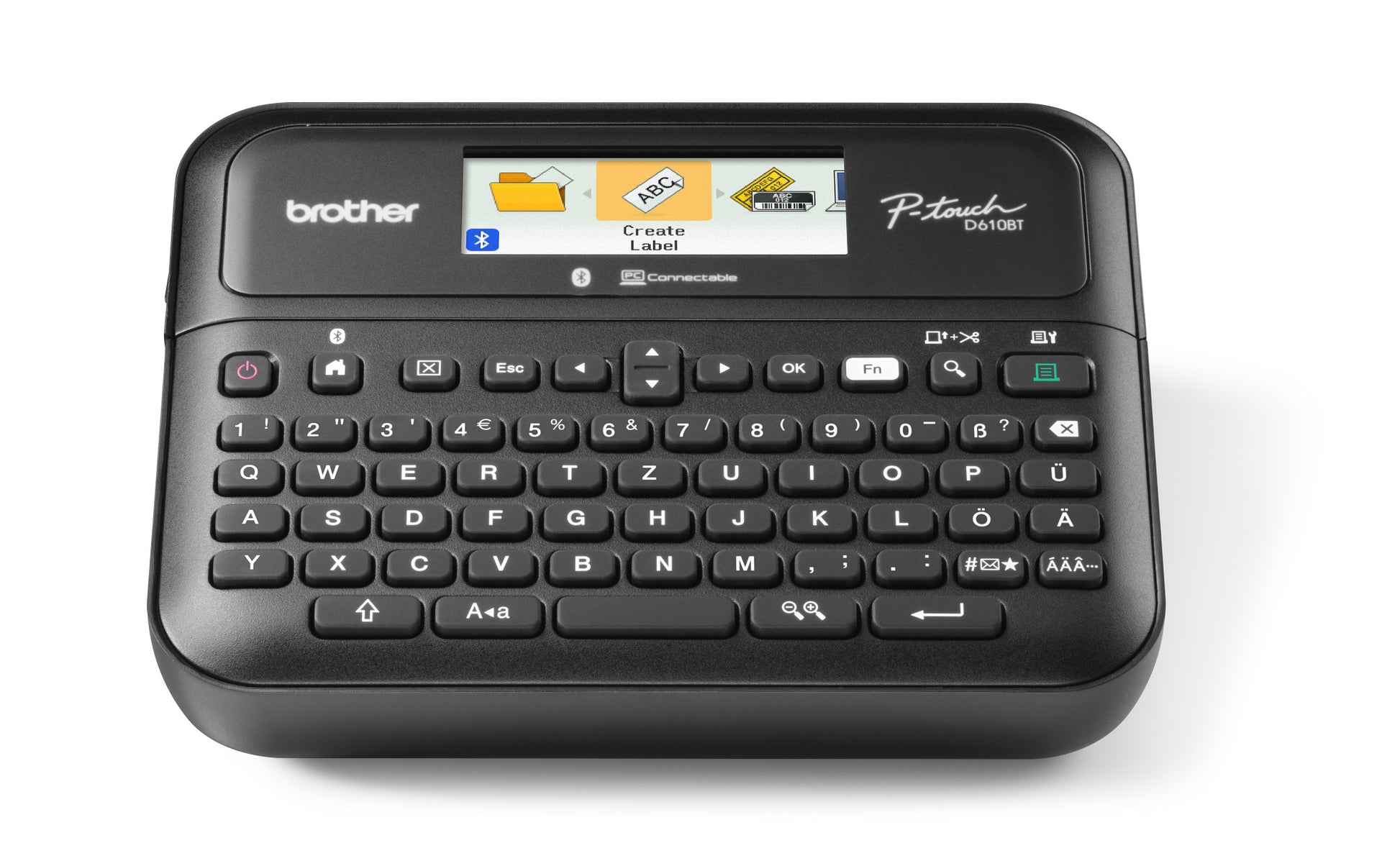 Ptouch Brother PT-D610 – Beschriftungsgerät, TZe/HSe bis 24 mm, USB/Bluetooth, Autoabschneider