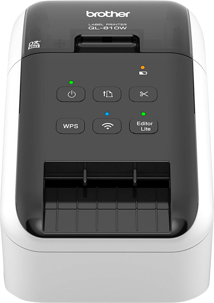Ptouch Brother QL-810W – Etikettendrucker (Thermodirekt), 62 mm, 300×600 dpi, 176 mm/s, USB/LAN/WLAN
