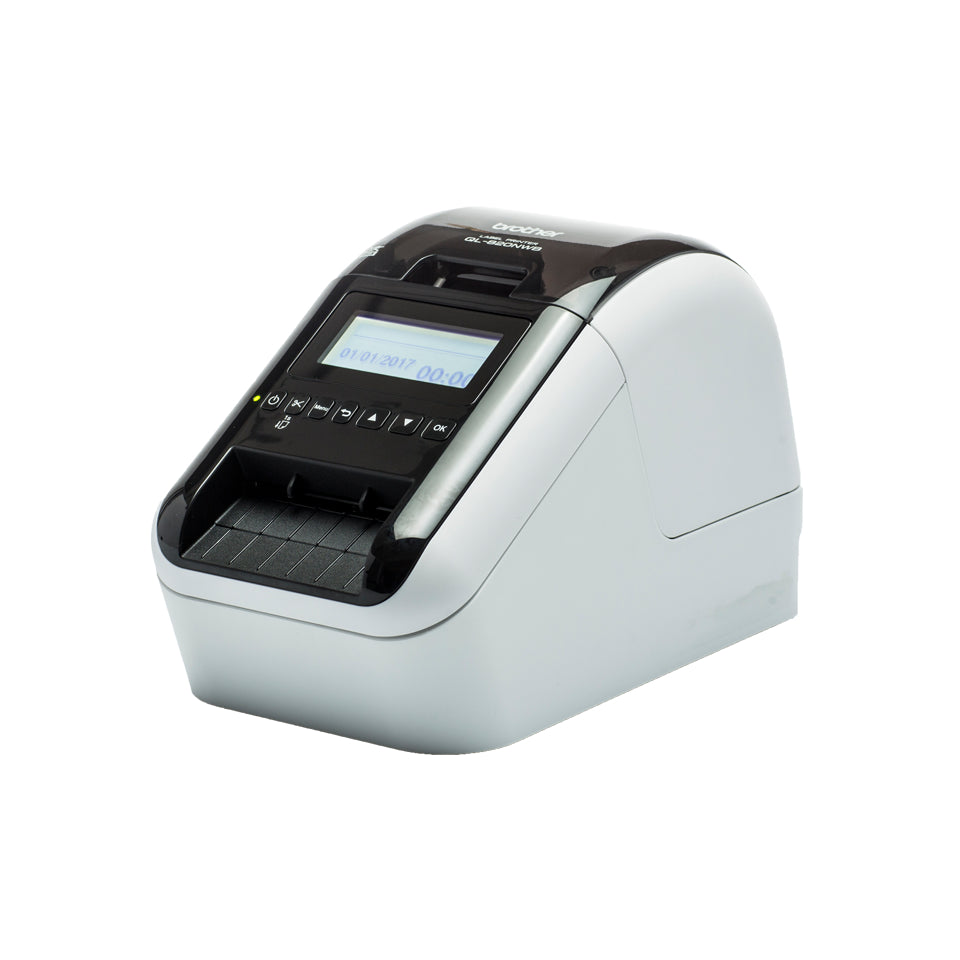 Ptouch Brother QL-820NWB – Etikettendrucker (Thermodirekt), 62 mm, 300×600 dpi, USB/WLAN/Bluetooth