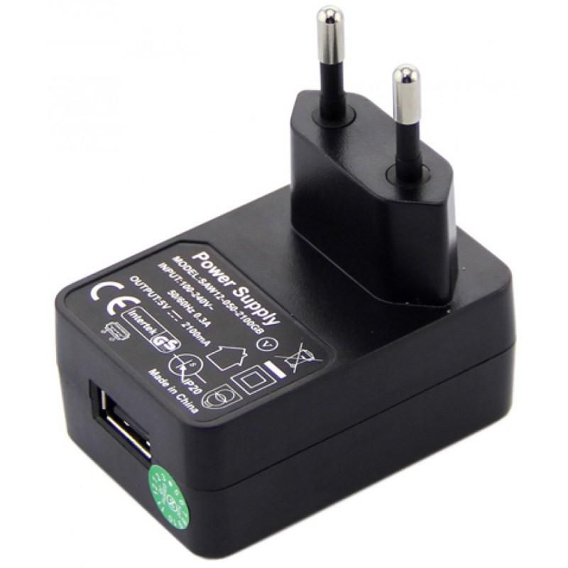 Zebra USB-Ladegerät 13 W – EU-Stecker (Typ C) – für TC51, TC56 – Schwarz