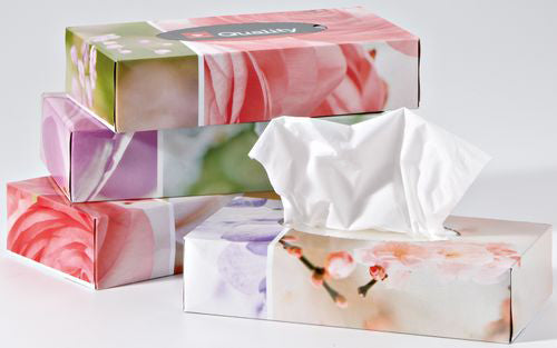 Quality Kosmetiktücher – 2-lagig – 4 Boxen à 100 Tücher